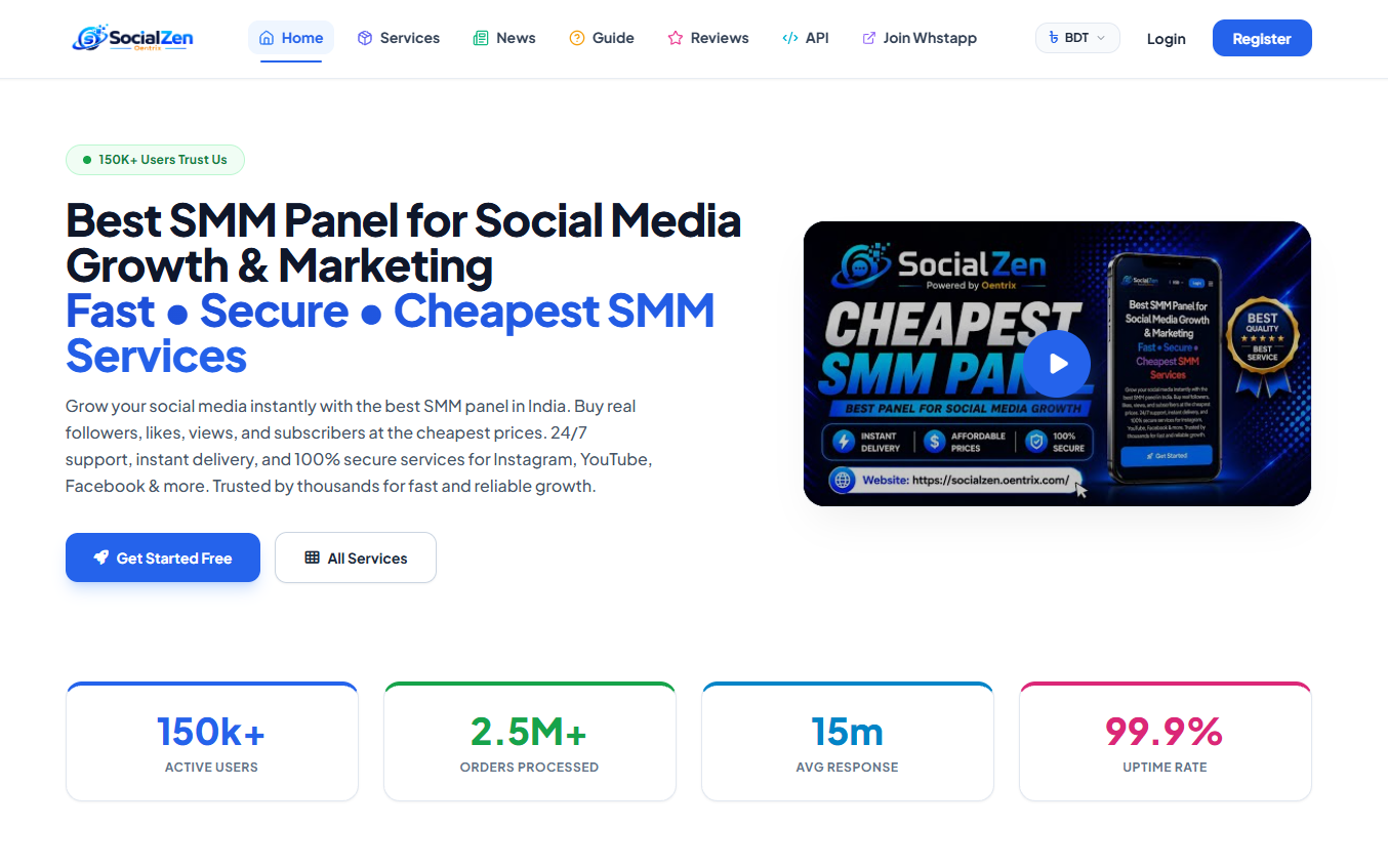 Socialzen service — Your Company