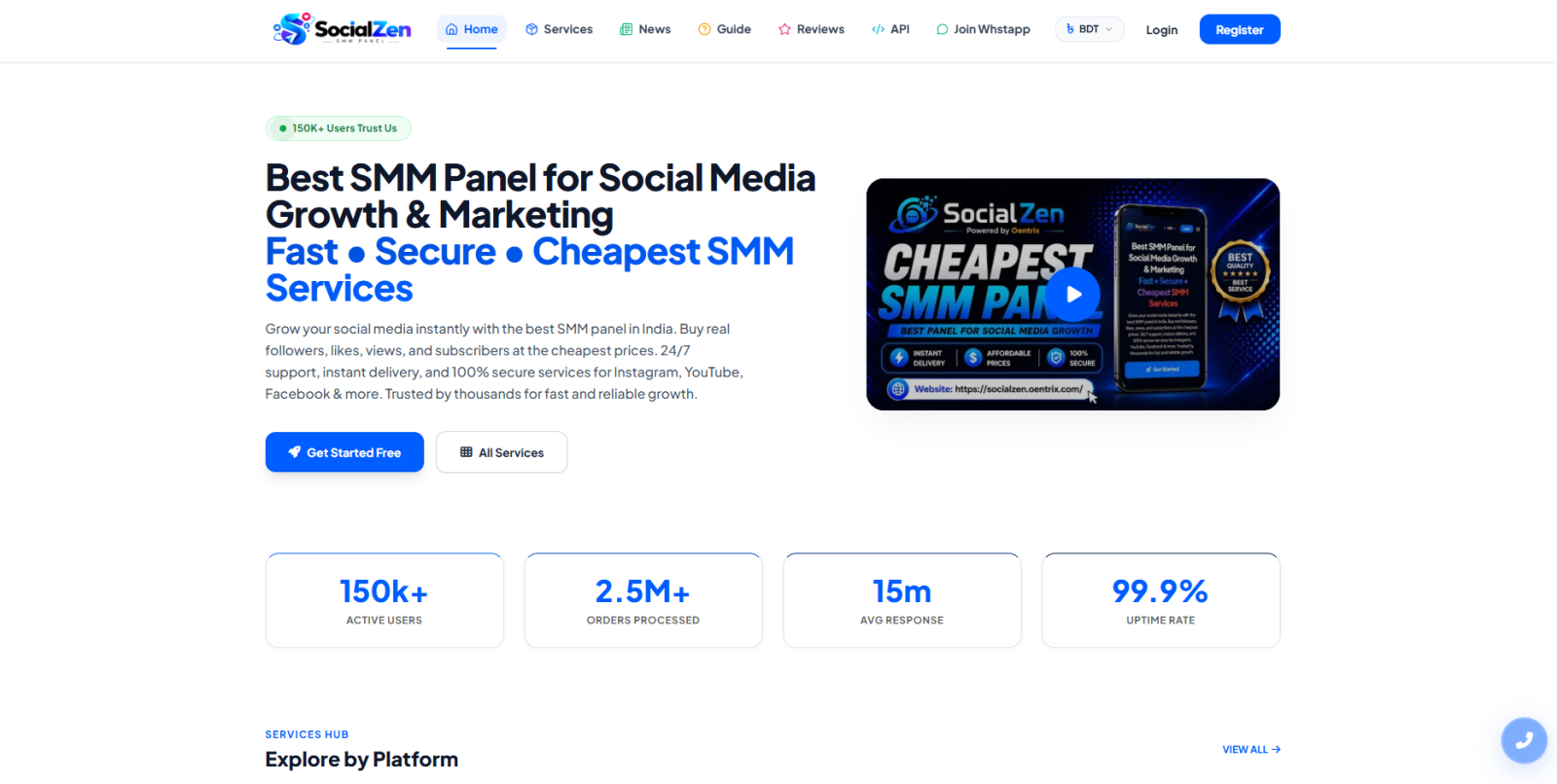 Your Company Socialzen service